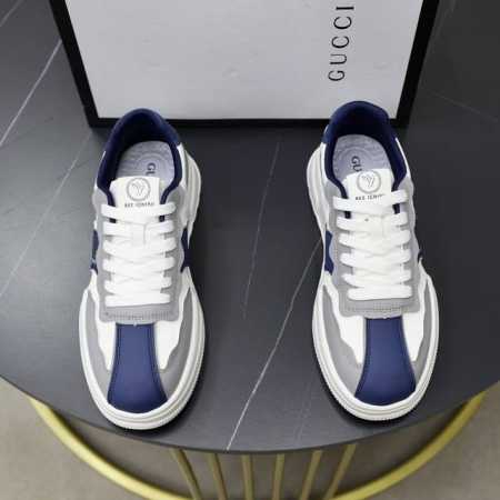 出厂价 品牌：古奇gucci 标准码：男码38 44 等级：官网同款 高品质男鞋 材料：原版网面材质 搭配舒适透气内里 原版防滑耐磨橡胶轻便大底 款式类别：男士 - 点击图像关闭