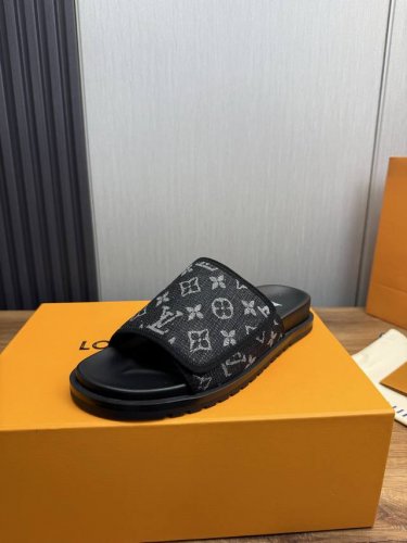 工厂p价 lv.爆款男拖鞋热卖 官网一比一制作 38-45码 45 46 订做