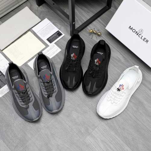 商品商标：Moncler 蒙口 休闲鞋 正码码数: 38-44 45.46定做不退换 商品材料：精选网布透气鞋面 牛皮鞋垫 橡胶大底
