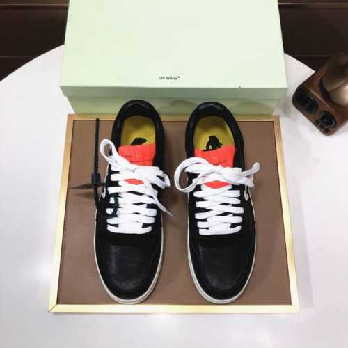 工厂批 Off-White 原版一比一复刻狠货高端品质最新款官网还没上市，顶级版本。 面料：进口开边珠复膜皮 里布：进口透气网布 大底：新材料进口tpu组合底