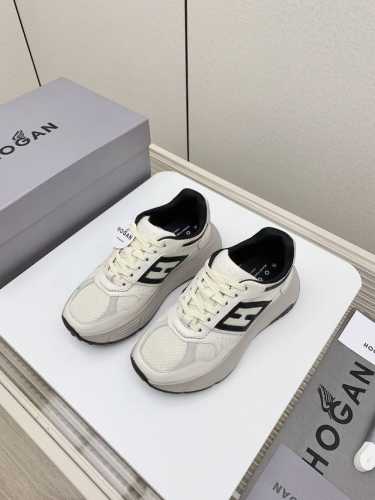 出厂女 男 高版本 Hogan H669 复古运动系列；情侣款老爹鞋，跑鞋，网球鞋，运动鞋 运动，时尚，轻便，透气，当季官宣推荐款，网红播主也在穿它，小红书种草