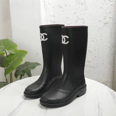 p直销 女鞋 女装 女鞋 女装 女款Ch雨靴 Chanel香奈儿22Vs夏季网红明星爆款雨靴系列 彩色火爆一体雨筒靴 入手一款本季颜值爆表雨靴，国内专柜个位数限