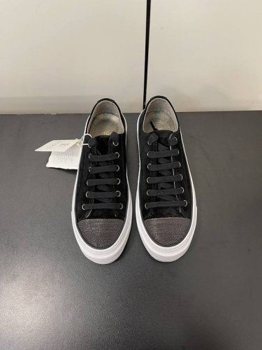 P350Brunello Cucinelli 闪石休闲板鞋 Bc布灵布灵日常穿搭 ，低调奢华 ，百搭帆布鞋款式，有一点匡威的味道麂皮面又附带经典闪石，又自带高级
