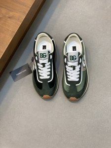 新品Dolce&Gabbanadg高端男士运动休闲鞋 顶级专柜原单货 原版进口牛皮 多种材质拼接设计进口牛皮内里 牛皮垫脚原版Tpr弹力大底 size 39-4