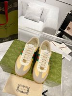 Gucci 23ss经典款德训鞋 情侣款 原版一比一完美出货舒适度挺高 春夏超爱 原版定牛制皮 牛反绒 定染原正版确料皮颜色 码数:35-44