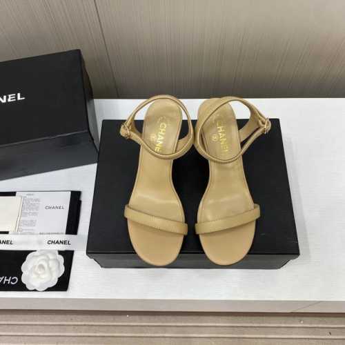 出厂价P P380 Chanel 香奈儿 早春新款25Ss 金属高跟一字带罗马凉鞋 自留款，真皮底，蝴蝶结的点缀，上脚美到爆，简简单单，夏天必须要有的小凉鞋 对