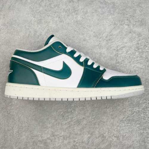 超强福利160 #Ry超级性价比 Air Jordan Aj1 Low 低帮 白绿 Fq7687-300 全新流水线出品 Dt版本唯一平替选择 市场第二梯队最强