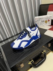 调工厂P价 男装男鞋 运动原单 Dolce&Gabbanadg男士运动休闲鞋。顶级专柜原单货。 原版进口牛皮 多种材质拼接设计进口牛皮内里 牛皮垫脚原版Tpr弹