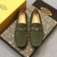 Tods 男士豆豆鞋 专柜同步新款 高端品质 磨砂皮杏色牛里.原版包装。军绿色，尺码38-45。 正常皮鞋码，按平时皮鞋码拍，运动鞋穿40就拍39 。。。
