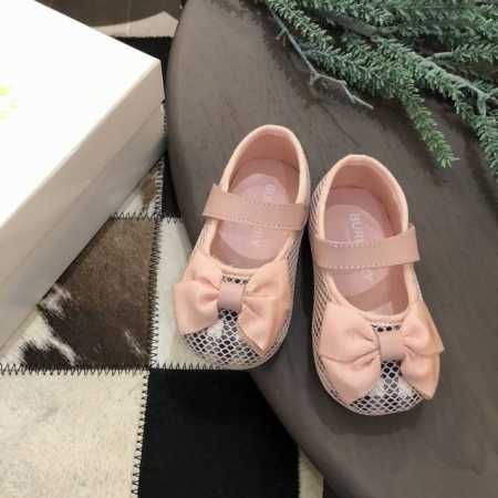 童鞋上新 burberry 小童公主鞋 B家经典格子布配网纱 码数14-19 20-25 内长12.5-15.5cm 代发 - 点击图像关闭