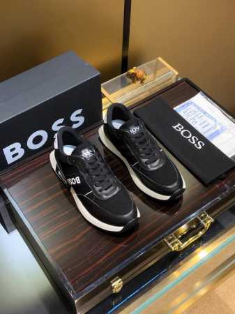 商品名称：Boss 波士 正规码数: 38-44 休闲鞋 商品材料：精选 牛皮鞋面，柔软羊皮垫脚；原厂特供大底。 - 点击图像关闭
