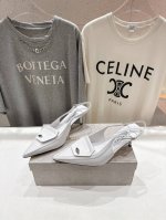高版本出厂 Jimmy Choo*｜Jc 吉米周2025Ss新款简约尖头高跟鞋凉鞋 原版套楦，完美的线条，简约大气上脚显气质粗跟舒适百搭，还能拉长双腿显高显瘦显