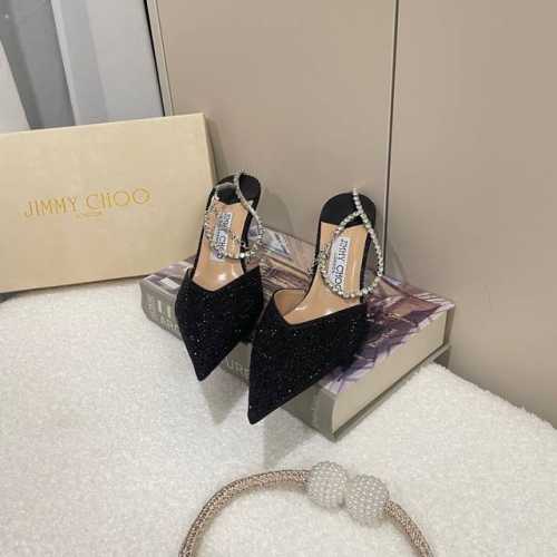出厂 Jimmy Choo 2025顶级专柜 新款限定 官网上新 独家首发 Jc 25Ss-早春尖头水钻高跟凉鞋 Jc凉鞋 Jc高跟 Jc美鞋 Jimmy Ch