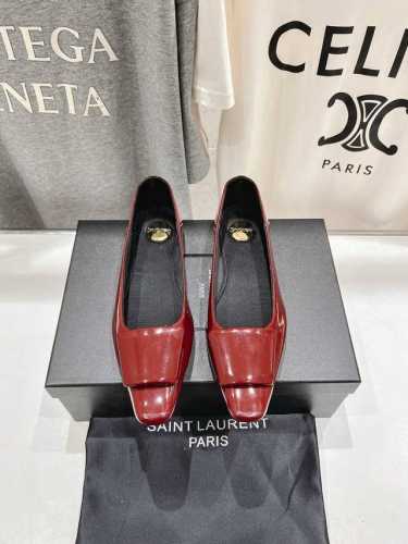 高版本出厂 Saint Lauren*圣罗兰Ysl 25 春夏全新走秀款玛丽珍平底鞋单鞋 唯有Ysl最懂女人心，不接受反驳，超级无敌女人味神器，女人必备 Z品全