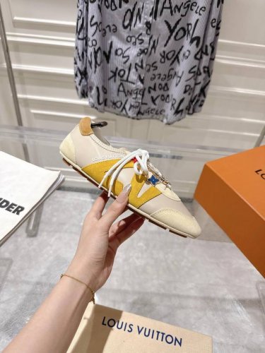 顶级版本 配全套飞机盒包装独家配饰60 louis Vuitton路易威登驴牌春夏Sneakerina系列 芭蕾运动鞋 德训鞋 情侣款 Sneakerina 芭
