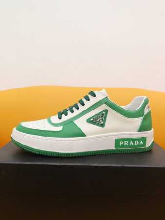 工厂价： 专柜一比一 Prada-普拉达 ～市场潮款男鞋鞋 2023年主推原单货：官网直营店有售！此款充分展现设计师的神作！男士高端休闲板鞋 懒人套脚 、夏季很 - 点击图像关闭