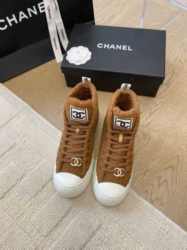 Chanel 新品饼干大头鞋高低帮 顶级版本！对版尼龙毛织面料 原版一致耐磨发泡底 码数：35-41 定制不退不换