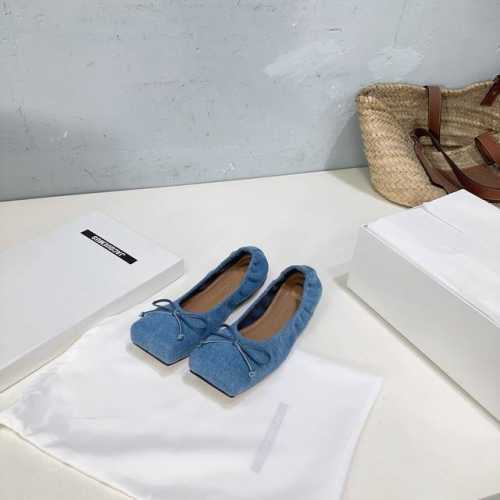 高品质出厂单鞋 ！小众潮牌Jacquemus25春夏新款方头鞋蝴蝶结半拖 单鞋！ 方头设计真的好时髦！牛仔裤 小裙子搭配不在话下！可可爱爱没有脑袋 四方方的 时