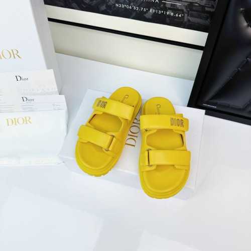 皮面黄色 310 Dior2025Act系列凉鞋震撼来袭 原版1：1拆解，楦头、格板完美复刻正品 原版开模五金，橡胶组合大底 鞋型极其舒适百搭 今夏小仙女必入单