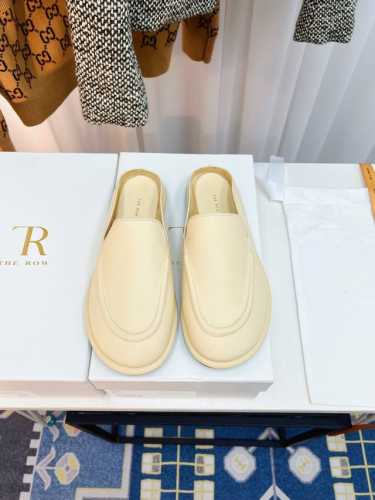 The Row_新款复古乐福半拖 新款the Row半拖鞋，第一眼看到这个鞋子就爱上了，带点复古味随意搭配都好看！各大网红博主都在穿它，前后无港宝，整个鞋子非常