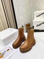 Celine 23ss新品头层牛皮后跟拉链短靴，头层牛皮面，牛皮、羊皮内里垫脚35-41， 40.41定做