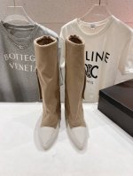 高版本出厂 超小众品牌DYMONLATRY 2024ss新款做旧尖头高帮短靴 3cm内增高，轻松拉长比例增高，驾驭运动感街头造型 原版开模定制线条数据为极简穿搭
