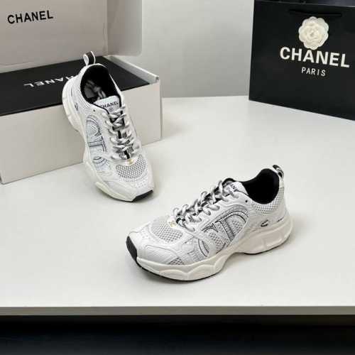 最新款 顶级品质！海外版！香奈儿 CHANEL 25sshuo阔型老爹鞋系列运动鞋 各大博主社交日推款认准我家细节实拍这季新款简直闭眼入，上脚狂好看，率性的休闲