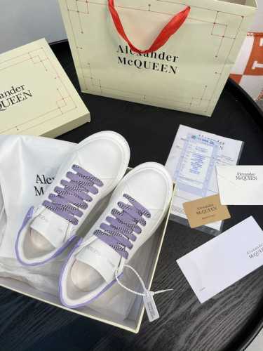 橙子出厂价p alexandermcqueen 亚历山大 麦昆 Mcq 情侣款滴胶小白鞋 厚底增高休闲鞋 运动鞋板鞋 热销经典款 男女同款 底厚 4.5Cm 码