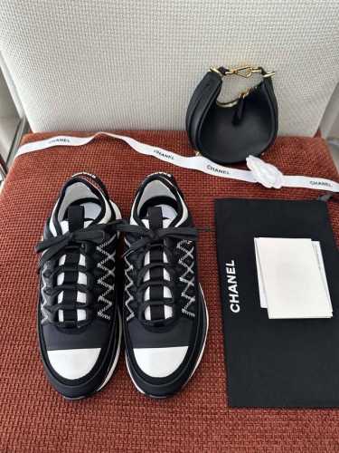 顶级品质 chane l fw24 new arrival～ 情侣款小香经典运动鞋24秋冬新版面 原版37 1 ，拆卸copy！ 付正品比对图组！ 百搭熊猫配色