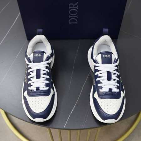 Dior 迪奥 -高端品质 原单 -鞋面：纳帕小牛皮、品牌图腾网布、鞋舌品牌塑胶logo -内里：垫脚；高韧性布匹 -大底：超轻tpu发泡 橡胶：双色成型大底 - 点击图像关闭