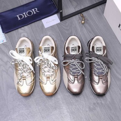 商品商标 Dior 迪奥 休闲鞋 正码码数: 38-44 45.46定做不退换 商品材料 精选牛皮拼接鞋面 网内里 原版大底