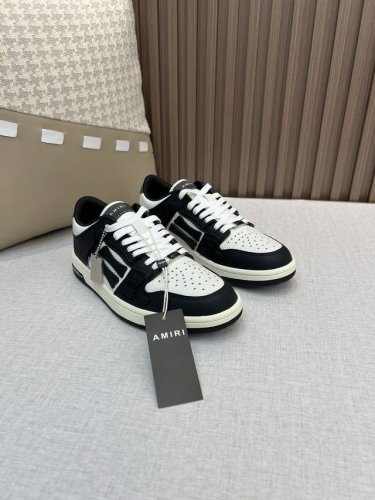 出厂价pp #情侣款 官网同步飞机盒包装 顶级版本 认准独家品质 区分市场通货 amiri埃米尔骨头鞋 官网同步更新情侣款最新配色 注意区分细节 接受一切对比