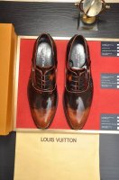 调工厂价 男装男鞋 运动原单 LOUIS VUITTON 羊皮内里 新款牛皮LV正装鞋专柜一比一制作原单品质、进口牛皮鞋面全羊皮内里原单原版橡胶大底、｛高品质看