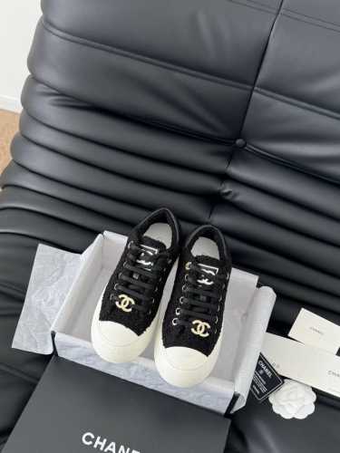 低邦 高邦 Chanel 24P新款大头饼干鞋 原版开发顶级版本 鞋面正品一致 内里羊皮 TPU大底 非普通版本橡胶大底 Size:35-39 其他码数定做