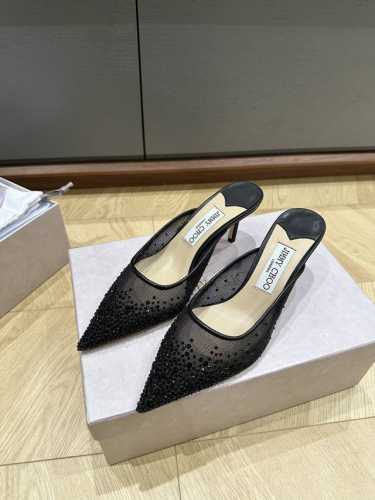 顶级版本 JimmyCh*经典网钻系列 8.5 6.5 平底真皮底覆膜 size35 36 37 38 39 订40不退换