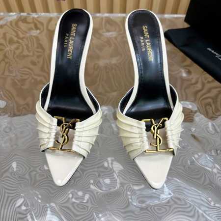 独家新款上架 YSL 圣罗兰 SS2024夏季鱼嘴 高跟新品 走秀款高跟凉鞋 2024全新春夏系列后带方扣高跟凉鞋 ！ 尖头高跟拖鞋淡淡的夏日里怎么少得了一双仙 - 点击图像关闭