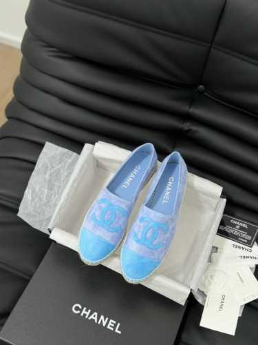 新色上新 新版本Chanel 渔夫鞋 重磅来袭配送全套顶级包装 我家的渔夫鞋质量不多介绍了哈，拿过的都知道！原版定制的鞋面，并且我家的大底是原版半透明大底，不透