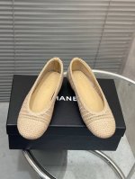 出厂 Chane 小香最新芭蕾舞网面洋气上新 完全原版一比一复刻打造 版型超级正 最新时尚的设计 火遍全网的单鞋，上脚又酷又时髦 独特设计最为抢眼吸晴 上脚还很