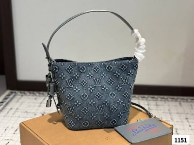 尺寸16.18 Lv 丹宁牛仔水桶包
