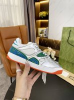 工厂p直销价 Gucci低帮球鞋顶级版本 新配色 早春新款 打造属于完美的风格炸街款又酷又飒 C位时髦穿搭 带复古加未来感经典靴型+英伦拼色设计 超耐看 各种皮