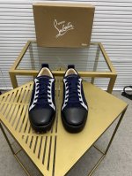 定做款 出厂价 。Christian Louboutin Cl红底鞋 专柜系列，情侣休闲板鞋 独家热款发布活动乳胶垫脚成品大底车线女35-40#男38#-46,