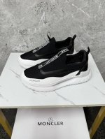 Moncler 休闲运动鞋，头层牛皮搭进口网布面料柔软舒适透气 一脚蹬设计理念合脚大气 真头层羊皮内里透气 橡胶大底耐磨防滑舒适度非常不错Size:38-46