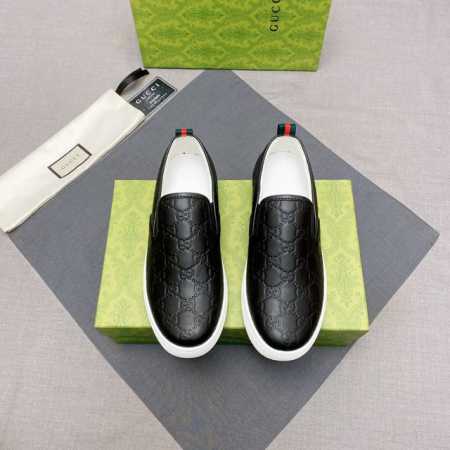 跑量款官网同步1:1复刻 Gucci 顶级代购男士专柜同步发售，时尚休闲，舒适透气个性，进口防水面料、潮男首选，进口羊皮里、时尚潮流，潮男必备，鞋底：原厂特供原 - 点击图像关闭