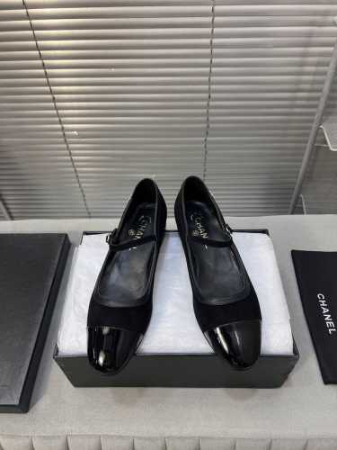 chanel香奈儿新款单鞋玛丽珍 面料：羊京皮 内里：羊皮里 真皮大底 码数：35～41 40，41定做