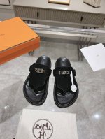 工厂P出 男款10 Sss官网最新色Herme* Ancone夹子凉拖款 原版水台 原版Tpu大底 面料只做全真皮，9色均与官网同步 女款35-42 41-42
