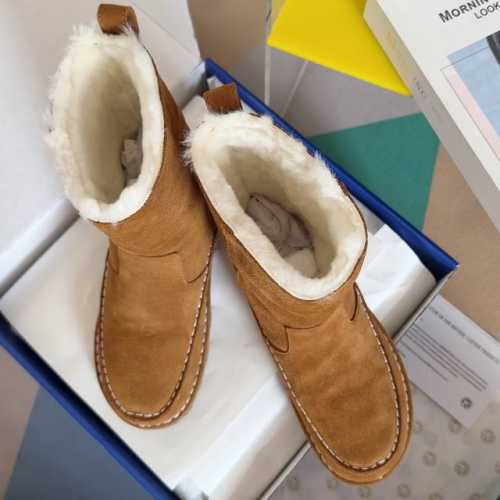 顶级版本：女款 Birkenstock勃肯 Lahti系列 羊毛 厚底 雪地靴 中筒 短靴 原版购入开发 做货 保暖实用主义穿搭博主 冬天一定不会冷到自己 脚是
