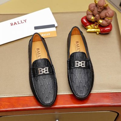 工厂p价 Bally 巴利 顶级男士豆豆鞋专柜同步发售，意大利进口小牛皮，猪皮内里，，完全1比1复刻，鞋底：原厂特供原版底，独家活动成型底超级舒适，高品质，可随