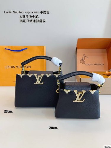 配折叠盒. Lv Capucines Bb 手提包 今年最多明星街拍的Lv包包你能想到哪些款式呢？恐怕大多女性都会把目光锁定到柔软的荔枝纹Taurillon系列