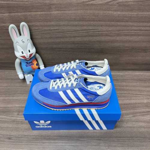 顶级版本Adidas Originals Sl 72 低帮休闲运动情侣鞋蓝白。 编号: Fy7689 包装:全套得物配件加得物盒包装！ 码数:36-45码 正码