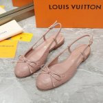 工厂价 Louis Vuitton 路易威登 24新款压花凉鞋 单鞋 鞋面：牛皮 内里：羊皮 鞋底：意大利真皮大底 跟高：1.5Cm 码数：35-41